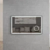 BOSTON Rectangle LED Mirror With Magnifying Mirror 1200mm -Home Furnishings Store LED mirror