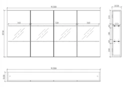 ABS Pencil Edge Shaving Cabinet Light Oak 600/750/900/1200/1500mm 15 ABS Pencil Edge Shaving Cabinet Light Oak 600/750/900/1200/1500mm -Home Furnishings Store MC1500 600x421 89f55df2 7b6f 4d75 a30c fc9eea968989