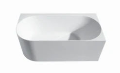 NOVA White Back To Wall Corner Bathtub 1400/1500/1700mm -Home Furnishings Store NO 1500R W2 600x370 1