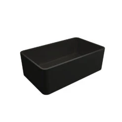 NOVI Fireclay Butler Kitchen Sink Matte Black 75 X 46 -Home Furnishings Store Novi black flat 59790695 75b8 4c66 a503 f58282f1314d