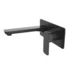 IVANO Black Bathtub/Basin Wall Mixer With Spout -Home Furnishings Store OX0223 2.BM01