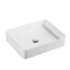 POSEIDON White Ultra Slim Basin (Rectangle: 500x400x110) -Home Furnishings Store PA5040 1