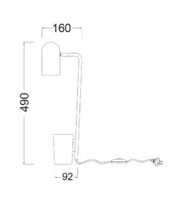 PASTEL: Scandinavian Table Lamps With Pen Container -Home Furnishings Store PASTEL15 21TL LINE 20230905