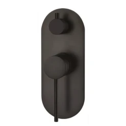 ROUL Shower/Wall Mixer With Diverter Gun Metal