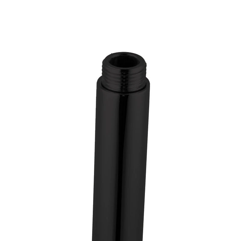 Pentro Matte Black Round Ceiling Shower Arm 200mm 4 Pentro Matte Black Round Ceiling Shower Arm 200mm - Image 2