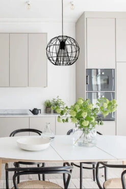 SENTINEL: Modern Minimalist Round Cage Pendant Lights -Home Furnishings Store SENTINEL1 11