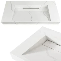 Tiara Wall Hung Vanity And Basin 900mm White -Home Furnishings Store SSTML75002 540a7dd7 76eb 402c b79c 17c7cf972f29