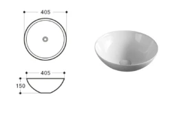 Aulic Argyle White Ceramic Basin (Round: 405x145) 19 Aulic Argyle White Ceramic Basin (Round: 405x145) -Home Furnishings Store Screenshot2023 03 10121932