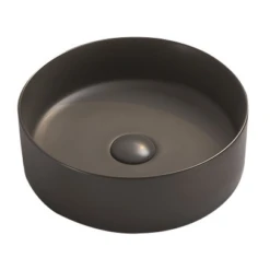 POSEIDON Dark Grey Ceramic Basin (Round: 352x352x112)