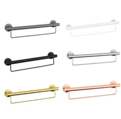 Grab Rail With Towel Rail 600mm (Optional Colour)