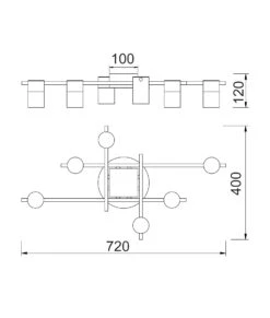 TACHE: Interior Spot Ceiling Lights (with Adjustable Black & Antique Brass Heads) IP20 -Home Furnishings Store TACH3 LINE withoutmm 35c637df a1a0 4a27 952c 97f15999daef