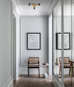 TACHE: Interior Spot Ceiling Lights (with Adjustable Black & Antique Brass Heads) IP20 -Home Furnishings Store TACHE4 APPLICATION 01