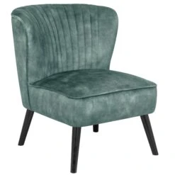 Mima Arm Chair In Grey, Green, Yellow Velvet