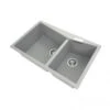 CARYSIL CGDB Grey Granite Double Kitchen Sink 800x500mm -Home Furnishings Store TWM 3220G01