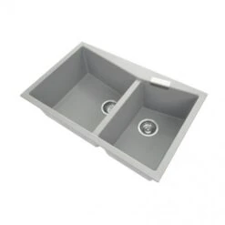 CARYSIL CGDB Grey Granite Double Kitchen Sink 800x500mm