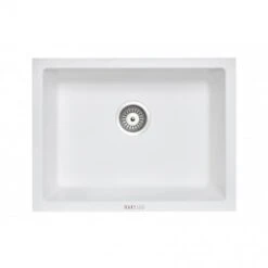 CARYSIL BIG BOWL White Granite Kitchen Sink 610x457mm