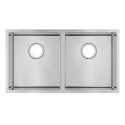 Double Bowl Handmade 304 Stainless Steel Sink 820x457mm