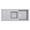 CARYSIL VIVALDI Grey Granite Single And 1/2 Kitchen Sink 1160x500mm -Home Furnishings Store TWMD 200VG01