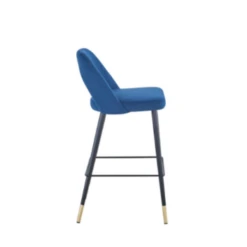 Delphi Barstool In Black / Blue / Light Grey Velvet And Black Legs With Gold Tip -Home Furnishings Store Untitleddesign 21