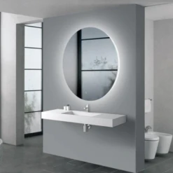 Round Plain LED MIRROR 750mm