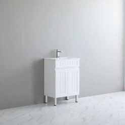 Poseidon ACACIA SHAKER PVC Floor Vanity 600 -Home Furnishings Store VBYnbDxE