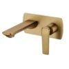 Esperia Brushed Yellow Gold Wall Mixer With Spout -Home Furnishings Store WMT14.04 2 1024x1024 1