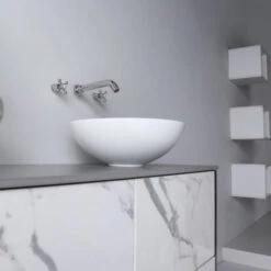 Aulic Argyle White Ceramic Basin (Round: 405x145) 13 Aulic Argyle White Ceramic Basin (Round: 405x145) -Home Furnishings Store XECB 085MW 2 1024x683 1 98d2a103 2a76 4e44 94e6 18ff06805ad6