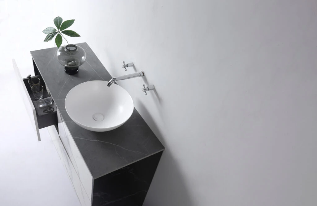 Aulic Argyle White Ceramic Basin (Round: 405x145) 8 Aulic Argyle White Ceramic Basin (Round: 405x145) - Image 6