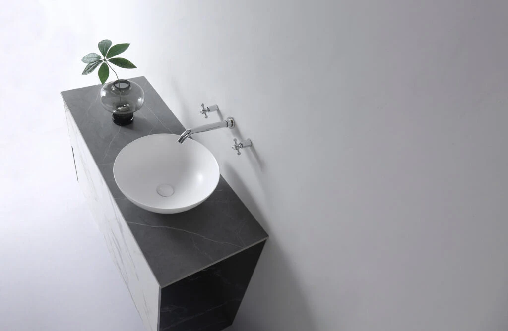 Aulic Argyle White Ceramic Basin (Round: 405x145) 9 Aulic Argyle White Ceramic Basin (Round: 405x145) - Image 7