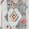 Boho Moroccan Marrakesh White Rug -Home Furnishings Store Z045A LIGHT GREY WHITE 1