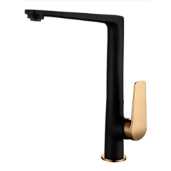 ZEVIO Kitchen Sink Mixer Matte Black And Rose Gold