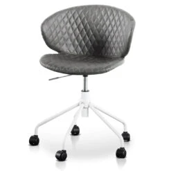 Calibre COC6194-LF Office Chair - Charcoal With White Base