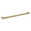 Bellino Brushed Yellow Gold Solid Brass Single Towel Rail 800mm -Home Furnishings Store ar21 8.04