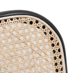 Calibre CDC6382-SD Black Cushion Dining Chair - Natural Rattan -Home Furnishings Store bonilla black cushion dining chair natural rattan DC6382 SD 7 1100x c9f7be07 95b2 402f 82ad 7048eb78aaae