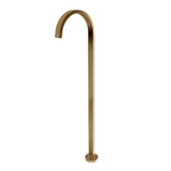 Cavallo Square Brushed Yellow Gold Stainless Steel Freestanding Bath Spout