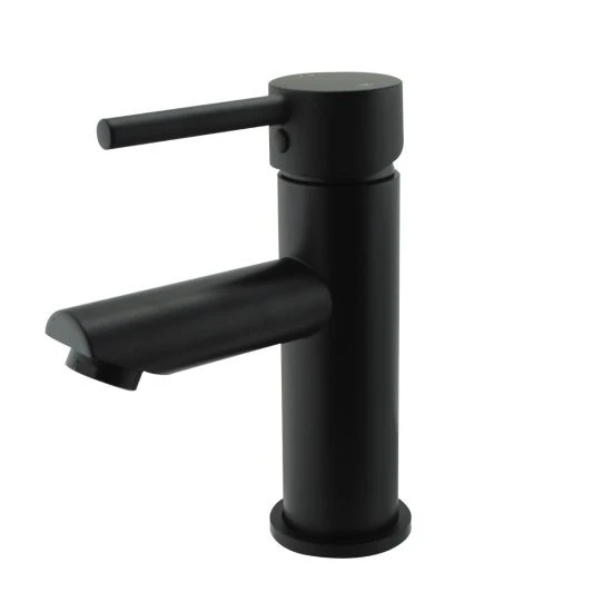 Pentro Matte Black Round Basin Mixer Tap 3 Pentro Matte Black Round Basin Mixer Tap
