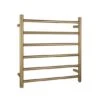 Brushed Yellow Gold Electric Heated Towel Rack 6 Bars -Home Furnishings Store buyg06.r.htr
