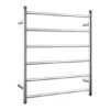 Round Chrome Electric Heated Towel Rack 6 Bars 2 Round Chrome Electric Heated Towel Rack 6 Bars -Home Furnishings Store ch06.r.htr