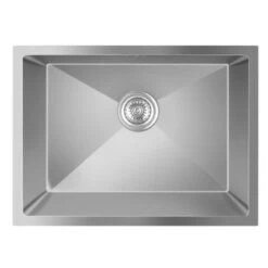Single Bowl Top/Undermount Kitchen/Laundry Handmade 304 Stainless Steel Sink 510*440*230mm