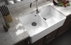 CHESTER Fireclay Butler Kitchen Sink 80 X 50 Matte White (Double Bowl) 19 CHESTER Fireclay Butler Kitchen Sink 80 X 50 Matte White (Double Bowl) -Home Furnishings Store chester6
