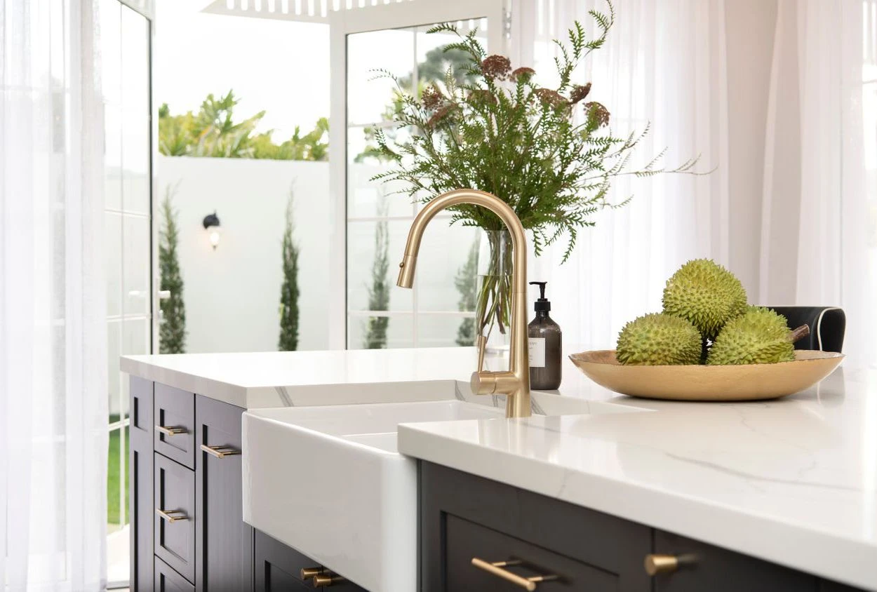 CHESTER Fireclay Butler Kitchen Sink 80 X 50 Matte White (Double Bowl) 6 CHESTER Fireclay Butler Kitchen Sink 80 X 50 Matte White (Double Bowl) - Image 4