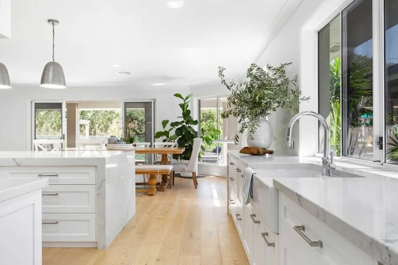 CHESTER Fireclay Butler Kitchen Sink 80 X 50 Matte White (Double Bowl) 5 CHESTER Fireclay Butler Kitchen Sink 80 X 50 Matte White (Double Bowl) - Image 3