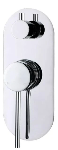 ROUL Wall Diverter Mixer Chrome
