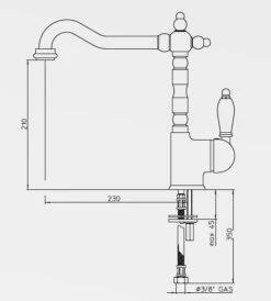Clasico Single Mixer - Brushed Nickel -Home Furnishings Store clasico single mixer spec
