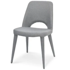 Calibre CDC2242-EI Fabric Dining Chair - Coin Grey