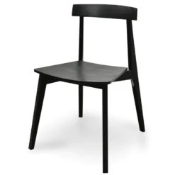 Calibre CDC2422-DR Dining Chair - Black Wood