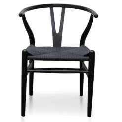 Calibre CDC2718-SD Cord Dining Chair - Full Black