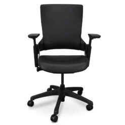 Calibre OC2151-UN Ergonomic Leather Office Chair - Black