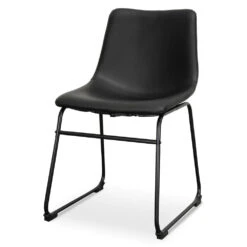 Calibre CDC2084-SE Industrial Dining Chair - Black PU (Set Of 2) -Home Furnishings Store dsc 6190 1100x 55a826b2 5486 4c39 a842 8fd7137e7674