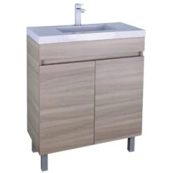 Poseidon EVIE Slim PVC Floor Vanity 750x370x880